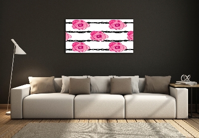 Quadro vetro Rose
