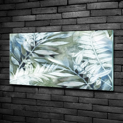 Quadro su vetro Foglie