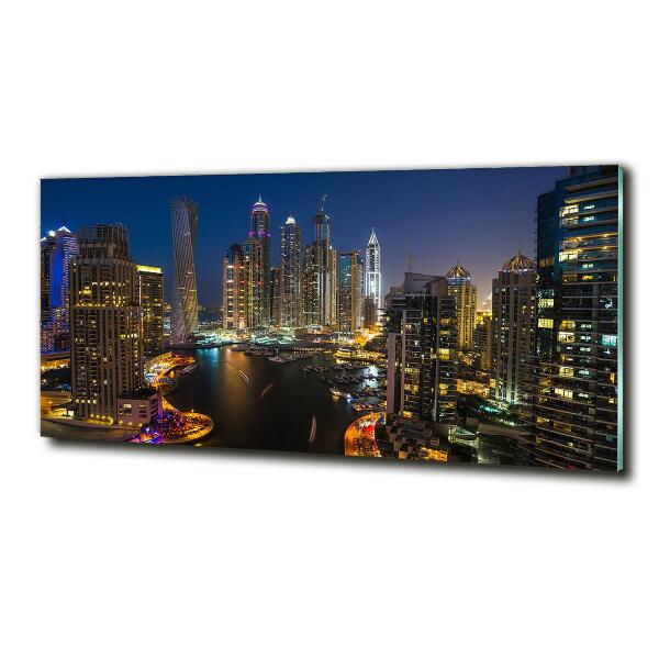 Quadro su vetro Marina di Dubai