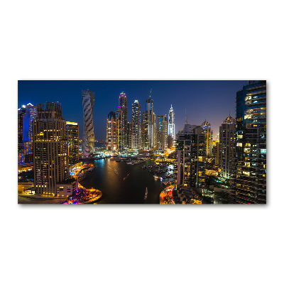 Quadro su vetro Marina di Dubai