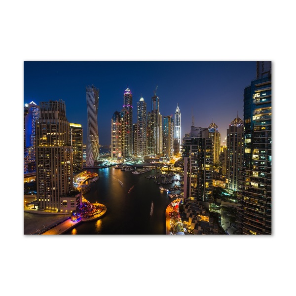 Quadro su vetro Marina di Dubai