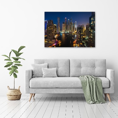 Quadro su vetro Marina di Dubai