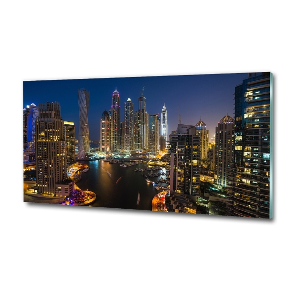 Quadro su vetro Marina di Dubai