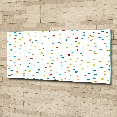 Quadro su vetro Puntini colorati