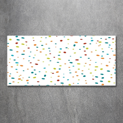 Quadro su vetro Puntini colorati