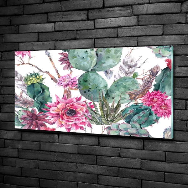 Quadro in verde Cactus