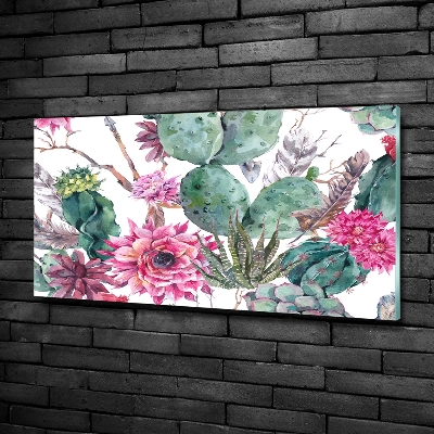 Quadro in verde Cactus