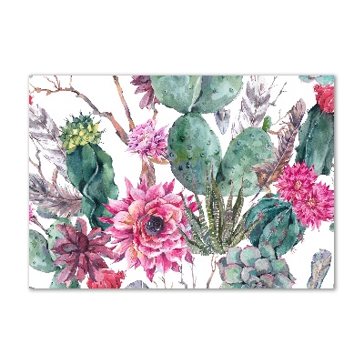 Quadro in verde Cactus