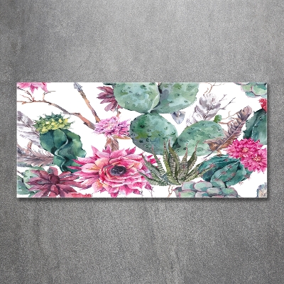 Quadro in verde Cactus