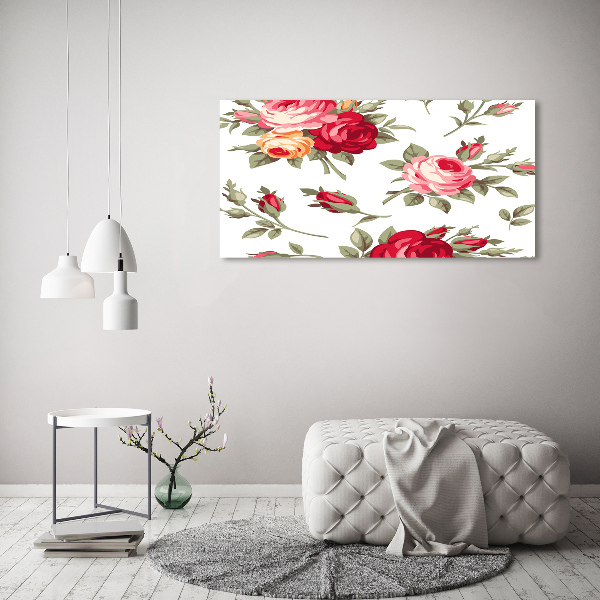 Quadro su vetro Rose