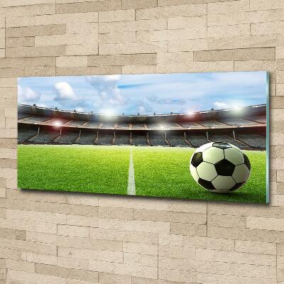 Quadro in verde La palla sul campo