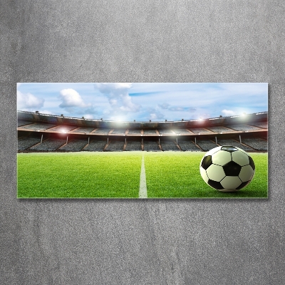 Quadro in verde La palla sul campo