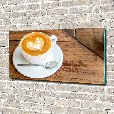 Quadro su vetro Caffè in tazza