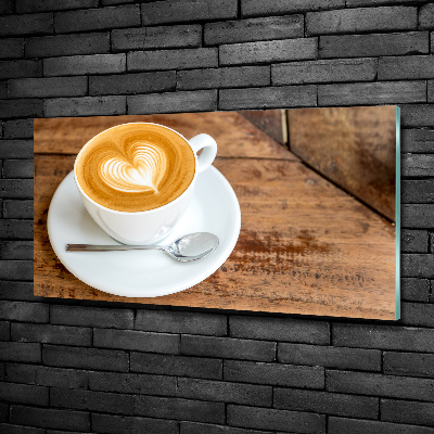 Quadro su vetro Caffè in tazza
