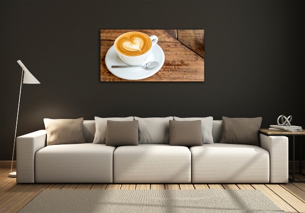 Quadro su vetro Caffè in tazza