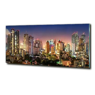 Quadro vetro Bangkok di notte