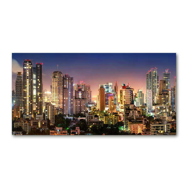 Quadro vetro Bangkok di notte