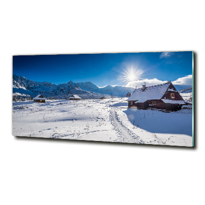 Quadro vetro Pascoli dei Monti Tatra