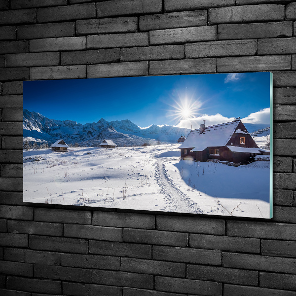 Quadro vetro Pascoli dei Monti Tatra