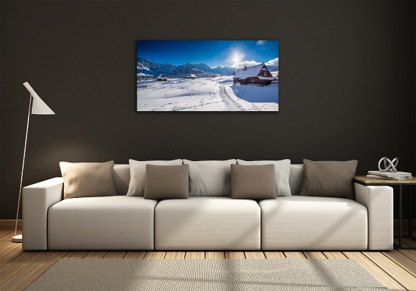 Quadro vetro Pascoli dei Monti Tatra