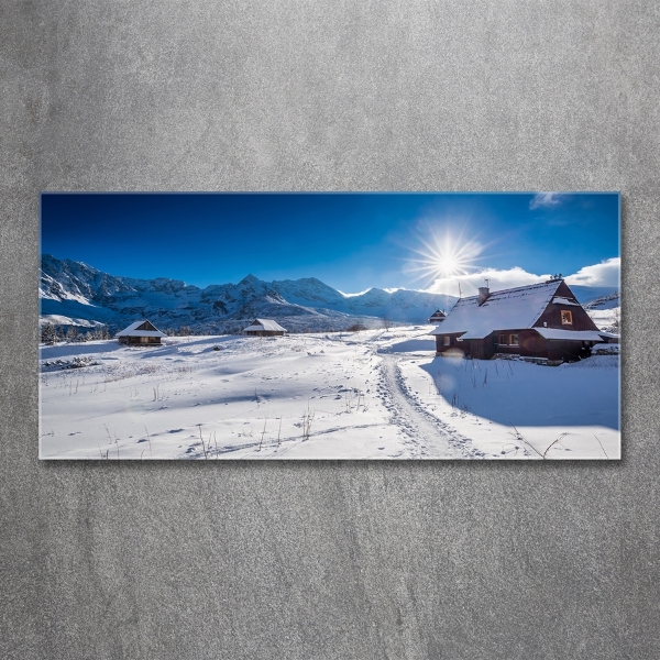 Quadro vetro Pascoli dei Monti Tatra