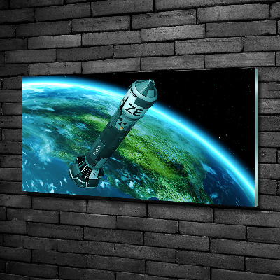 Quadro in verde Missile nucleare