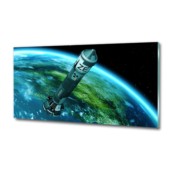 Quadro in verde Missile nucleare