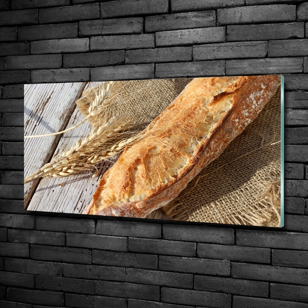 Quadro su vetro Baguette fresca