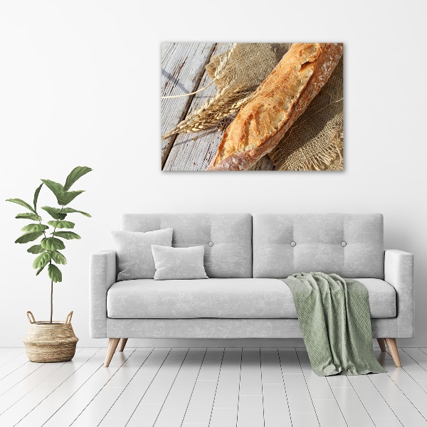 Quadro su vetro Baguette fresca