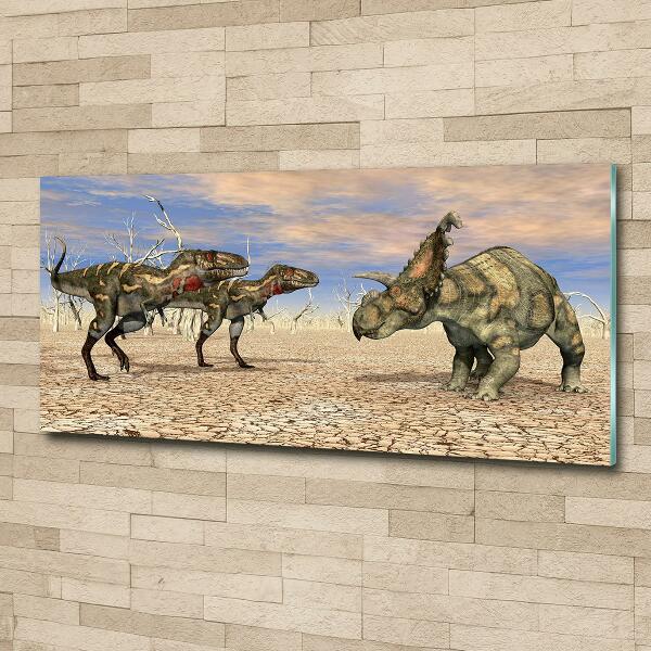 Quadro vetro Dinosauri
