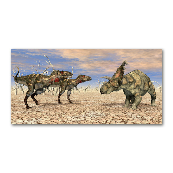 Quadro vetro Dinosauri