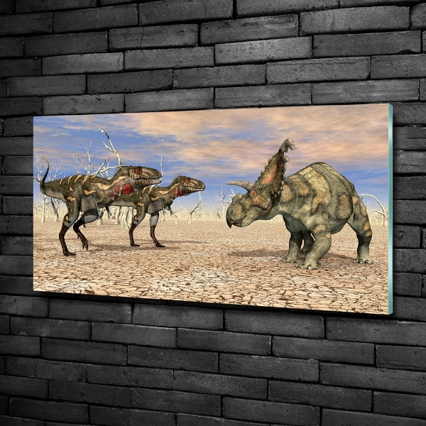 Quadro vetro Dinosauri