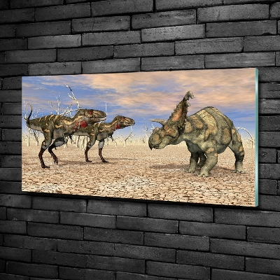 Quadro vetro Dinosauri