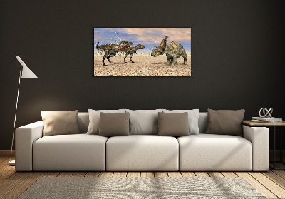 Quadro vetro Dinosauri