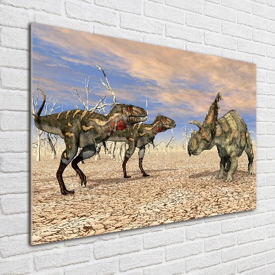 Quadro vetro Dinosauri