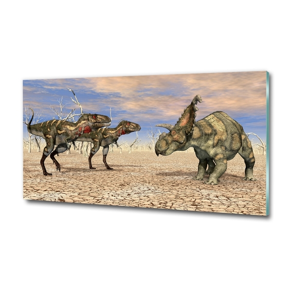 Quadro vetro Dinosauri