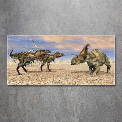Quadro vetro Dinosauri