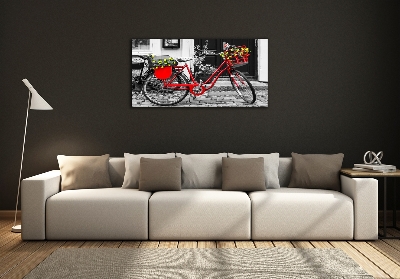 Quadro in vetro Bicicletta da città