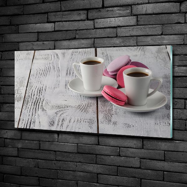 Quadro vetro Caffè e biscotti