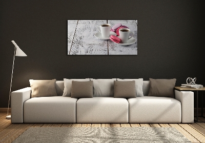 Quadro vetro Caffè e biscotti