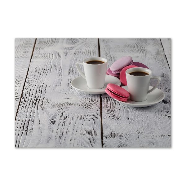 Quadro vetro Caffè e biscotti