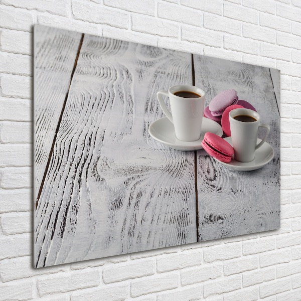 Quadro vetro Caffè e biscotti