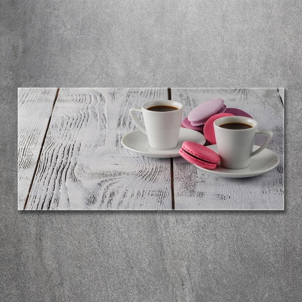 Quadro vetro Caffè e biscotti