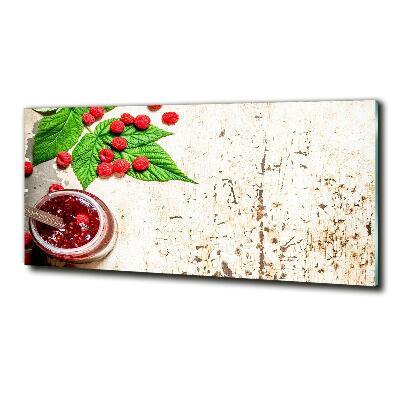 Quadro in verde Marmellata di lamponi