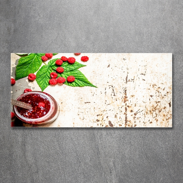 Quadro in verde Marmellata di lamponi