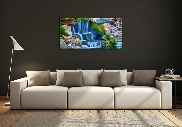 Quadro in verde Cascata