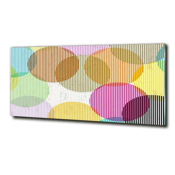 Quadro vetro Cerchi colorati