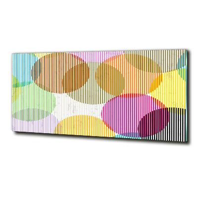 Quadro vetro Cerchi colorati