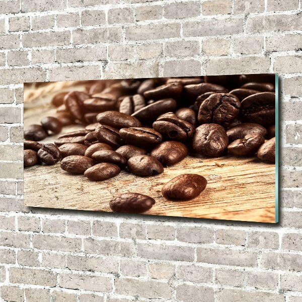 Quadro su vetro Chicchi di caffè