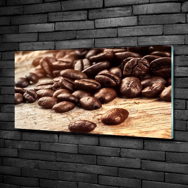 Quadro su vetro Chicchi di caffè